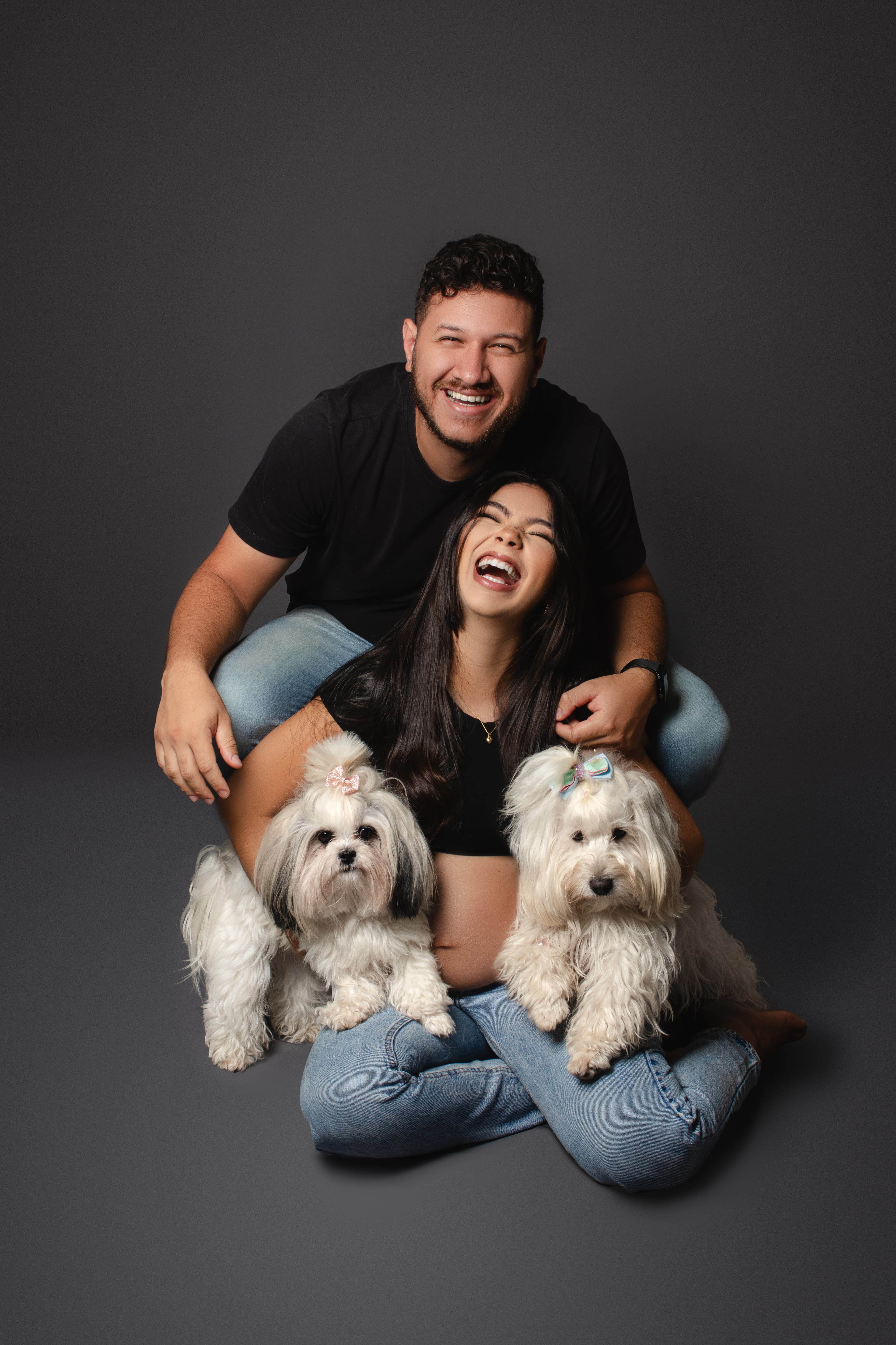 Retrato do casal de fotógrafos